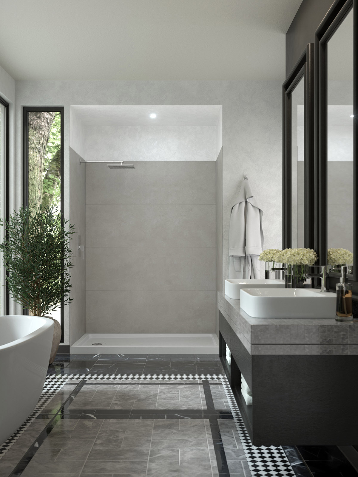 603680 KD0119 Urban Mist Concrete BATH 5 FGI — THS Creative (CGI)